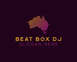 Dj Sound Wave Australia logo design