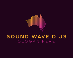 Dj Sound Wave Australia logo design