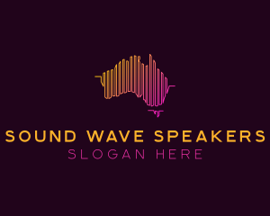 Dj Sound Wave Australia logo design