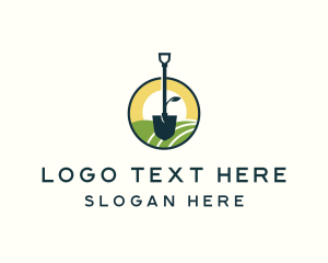 Shovel Landscape Sunrise logo