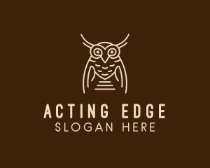 Wise Owl Bird  logo design