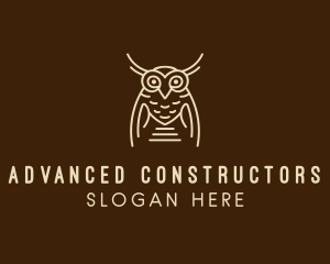 Wise Owl Bird  logo design