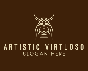 Wise Owl Bird  logo design