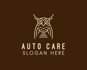 Wise Owl Bird  logo design