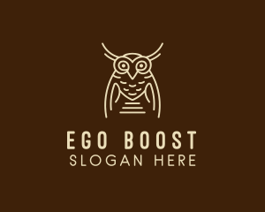 Wise Owl Bird  logo design