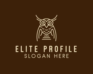 Wise Owl Bird  logo design