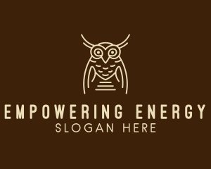 Wise Owl Bird  logo design