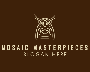 Wise Owl Bird  logo design