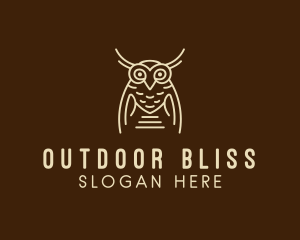 Wise Owl Bird  logo design