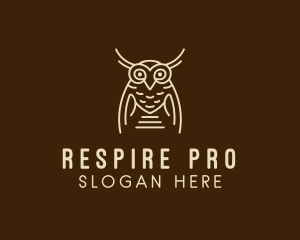 Wise Owl Bird  logo design