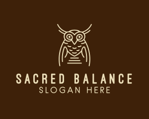 Wise Owl Bird  logo design