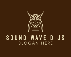 Wise Owl Bird  logo design