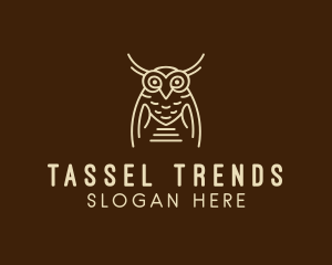 Wise Owl Bird  logo design