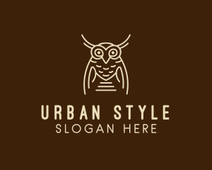 Wise Owl Bird  logo design