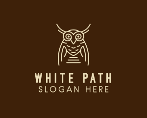 Wise Owl Bird  logo