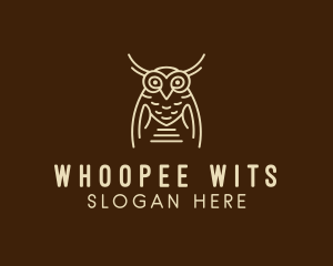 Wise Owl Bird  logo design