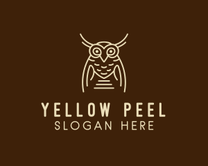 Wise Owl Bird  logo design