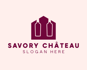 Red Wine Shop logo design