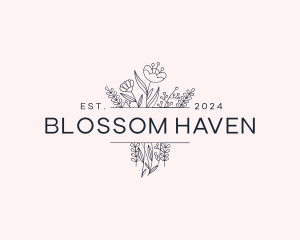 Minimalist Flower Boutique logo