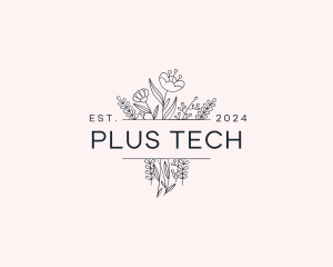 Minimalist Flower Boutique logo design