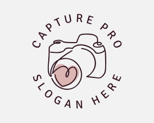 Heart Lens Photography logo design