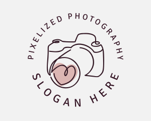 Heart Lens Photography logo design