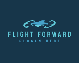 Aerial Surveillance  Drone logo