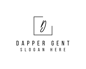 Signature Script Fashion Tailoring logo design