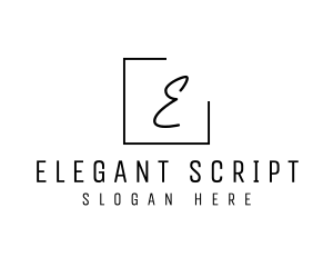 Script Fashion Tailoring logo design