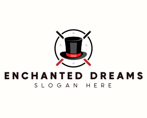 Magic Top Hat  logo design