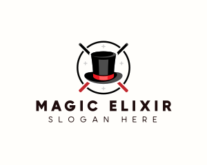 Magic Top Hat  logo design