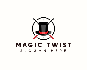 Magic Top Hat  logo design