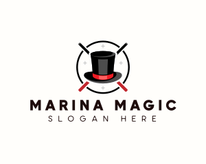 Magic Top Hat  logo design