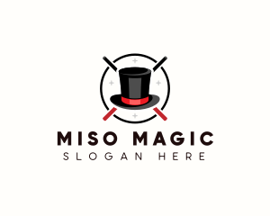 Magic Top Hat  logo design