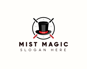 Magic Top Hat  logo design