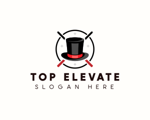 Magic Top Hat  logo design