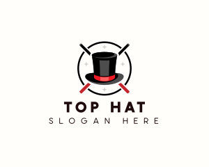 Magic Top Hat  logo design