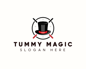 Magic Top Hat  logo design