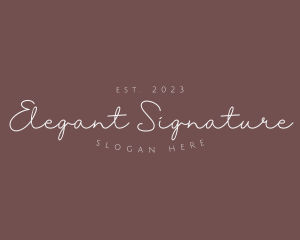 Feminine Elegant Business logo design