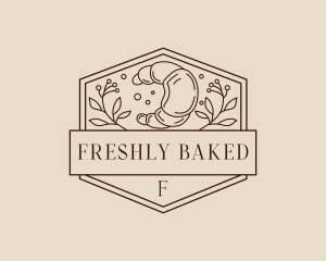 Croissant Baking Bakery logo design