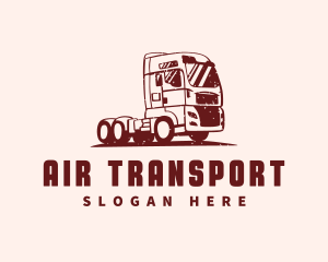 Freight Transport Vehicle logo design