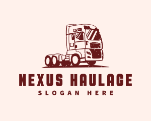 Freight Transport Vehicle logo design