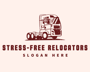 Freight Transport Vehicle logo design