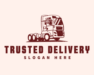 Freight Transport Vehicle logo design