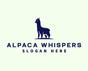 Alpaca Llama Farm logo design