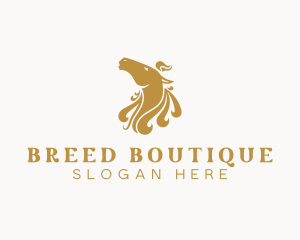 Equestrian Horse Animal logo design