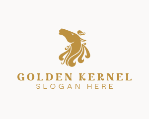 Equestrian Horse Animal logo design