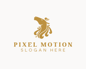 Equestrian Horse Animal logo design