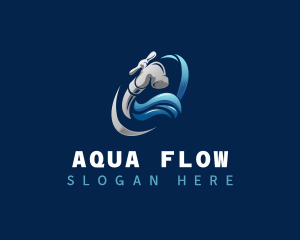 Water Faucet Plumbing logo