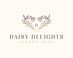 Flower Daisy Hearts  logo